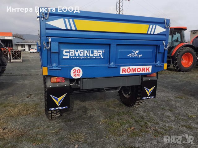 Селскостопанско ремарке едноосно 4 т, снимка 5 - Селскостопанска техника - 39000287