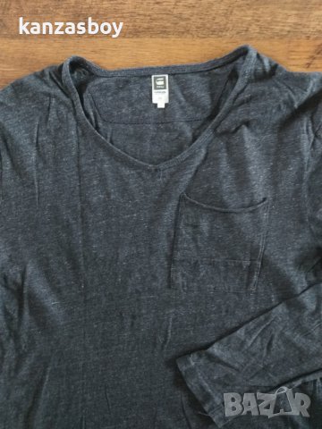 g-star dider htr jersey relaxed  - страхотна мъжка блуза КАТО НОВА, снимка 2 - Блузи - 42318444