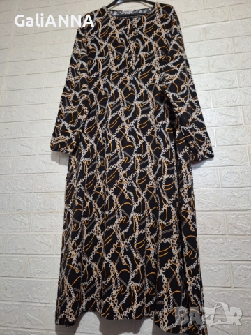 СТРАХОТНА РОКЛЯ ЕФЕКТЕН ДЕСЕН 2XL-3XL
