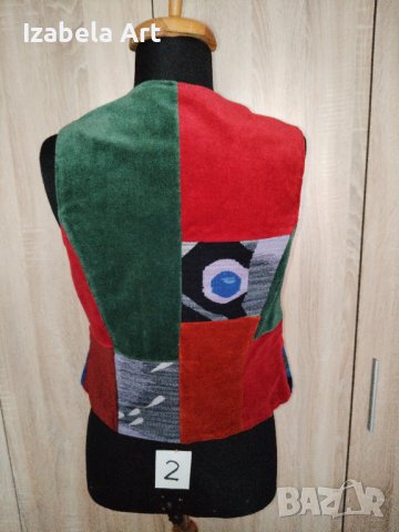 women's vest, дамски елек ръчна изработка, уникат, снимка 2 - Елеци - 44184285