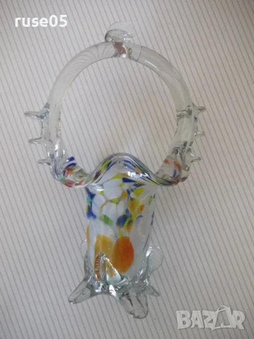 Кошница стъклена, снимка 5 - Колекции - 51359344
