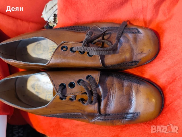 Стари ретро кожени обувки България , снимка 15 - Други - 51368900