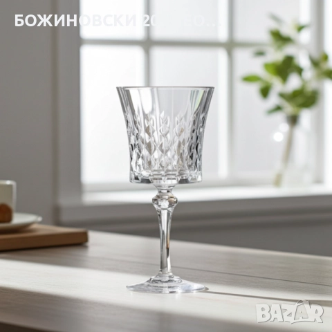 Серия чаши от релефно стъкло, снимка 2 - Чаши - 52297842