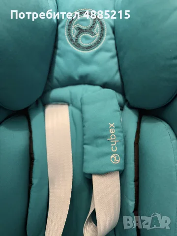 Столче за кола Cybex Cloud Z i-Size с включена подложка за новородено – цвят River Blue- тюркоаз, снимка 5 - Столчета за кола и колело - 56167888