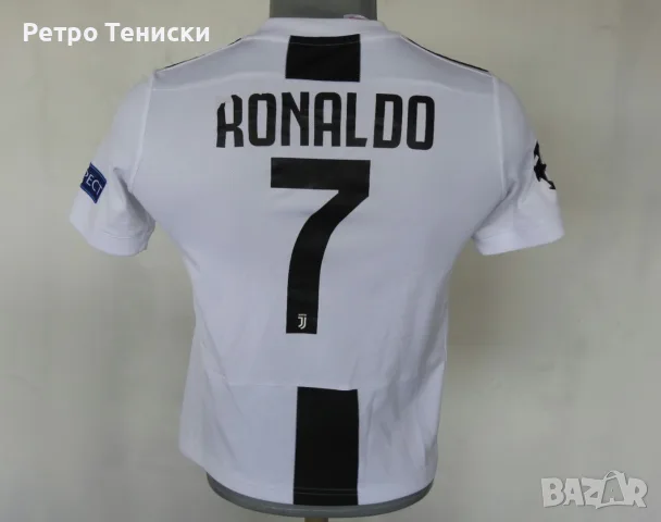 Тениска на Ювентус • домакински екип • Cristiano Ronaldo #7 • adidas • бяло • размер M • Деца