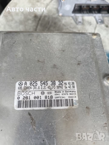 ЕКУ КОНТРОЛ ЗА ДВИГАТЕЛ MERCEDES W202 2.2 CDI BOSCH 0 281 001 818, 0281001818, снимка 2 - Части - 50629994