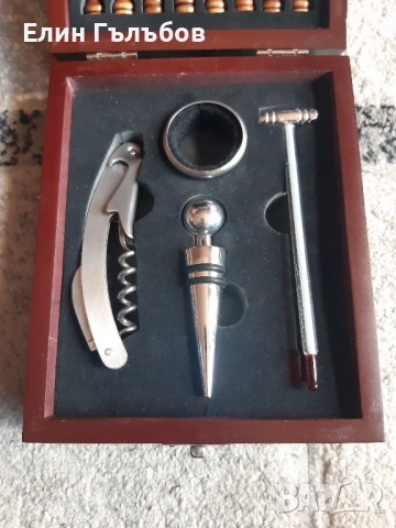  СЕТ - комплект за шах и вино (аксесоар) , снимка 3 - Шах и табла - 52233834