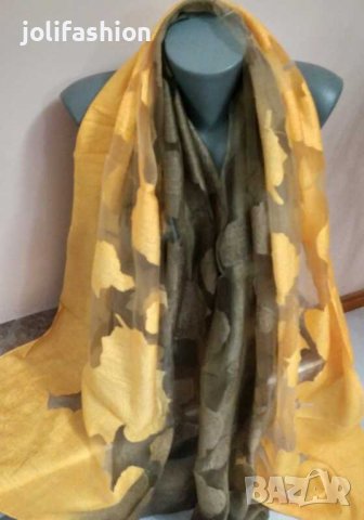 Дамски копринени шалове, снимка 2 - Шалове - 24874302