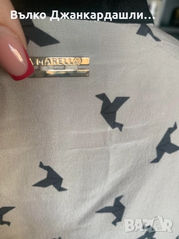 Копринена риза Marella,  размер L, снимка 6 - Ризи - 53094166