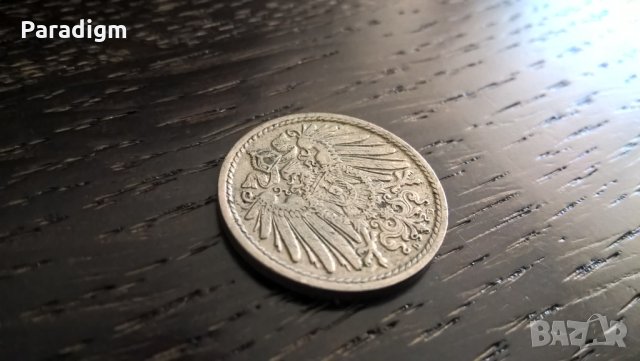 Райх монета - Германия - 5 пфенига | 1913г.; серия D, снимка 2 - Нумизматика и бонистика - 30733208