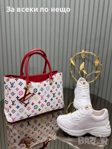 Louis Vuitton Комплект Дамски Маратонки + Чанта - Налични Различни Модели Код SK380, снимка 6 - Маратонки - 52854141