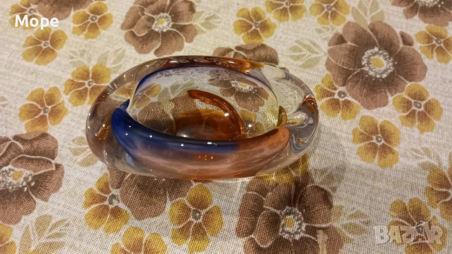 Пепелник чешко стъкло , снимка 3 - Други - 52518610
