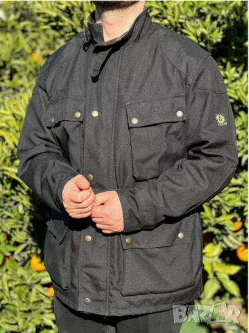 Belstaff Biker Professional  мото / мотоциклетно яке  размер Л с протектори на раменете и лактите, снимка 2 - Якета - 49349395
