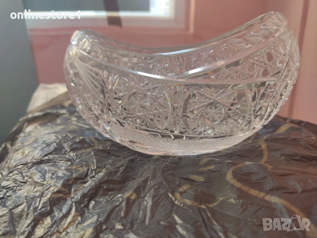 Бонбониера от оловен кристал Чехословакия , снимка 7 - Други - 53918368