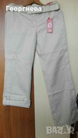 Два чисто нови бежови  панталони  - карго „S`Oliver”🍀👖S/М и L/ XLр-р🍀👖арт.559, снимка 13 - Панталони - 29465707