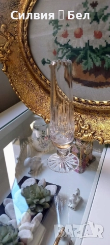 Малка кристална вазичка , снимка 3 - Вази - 51865972