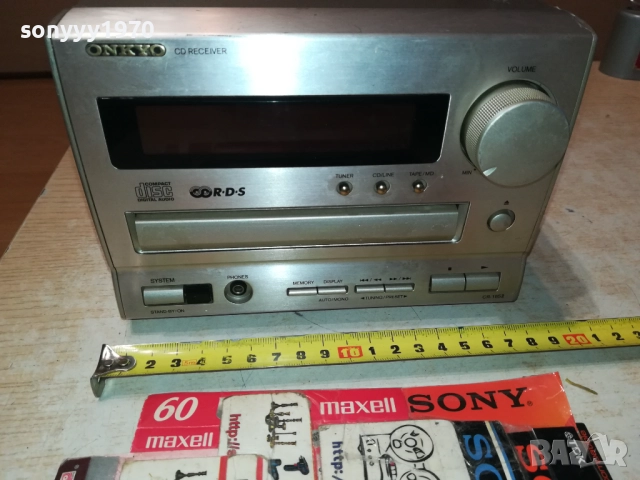 ONKYO CR-185II CD RECEIVER-ВНОС SWISS 0609252006LCHERY, снимка 5 - CD дискове - 51628191