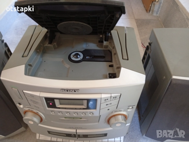 SONY CFD-ZW755 касетофон + CD + радио, снимка 3 - Радиокасетофони, транзистори - 51464304