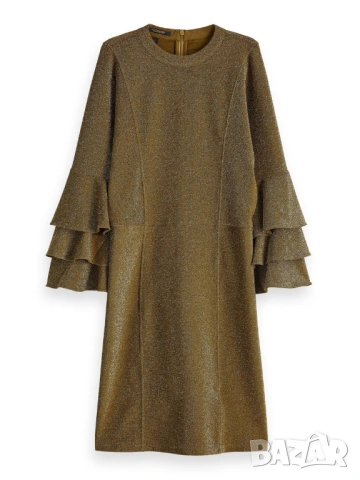 Scotch & Soda Maison Scotch оригинална нова златиста рокля М, снимка 7 - Рокли - 54288577