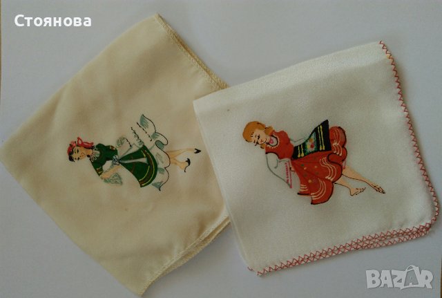 Колекционерски копринени рисувани дамски кърпички, снимка 9 - Колекции - 36716949