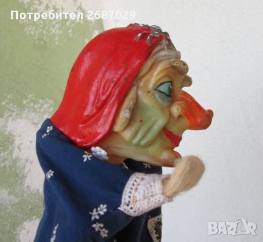 Баба Яга стара играчка 28 см, снимка 2 - Други - 29741968