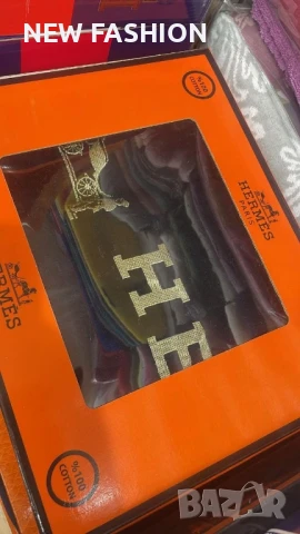 Памучни Хавлии -2бр с Кутия ✨ Barbie ✨ Victoria Secret ✨ Hermes ✨, снимка 6 - Хавлиени кърпи - 50944502