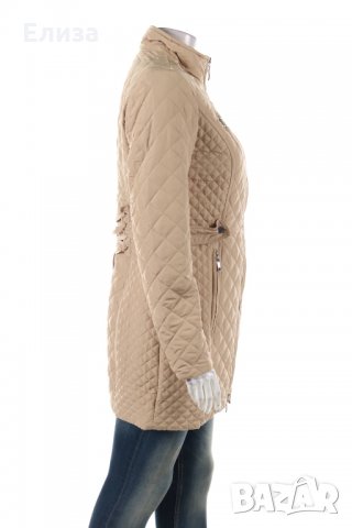 Зимна пухенка яке марково ново Patrizia Dini nude връзки тип корсет., снимка 4 - Якета - 31826084