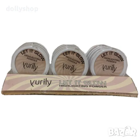 12 броя ЛОТ от Хайлайтър пудри на Yurily, Англия, снимка 1