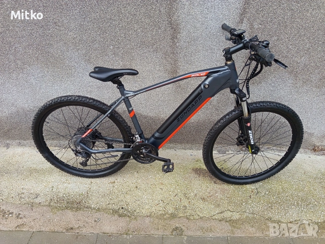 27.5 цола електрически алуминиев велосипед с 21 скорости усилени капли амортисьори предни като нов , снимка 17 - Велосипеди - 53372967