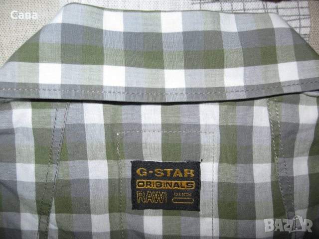 Риза G-STAR   мъжка,С, снимка 4 - Ризи - 37403300