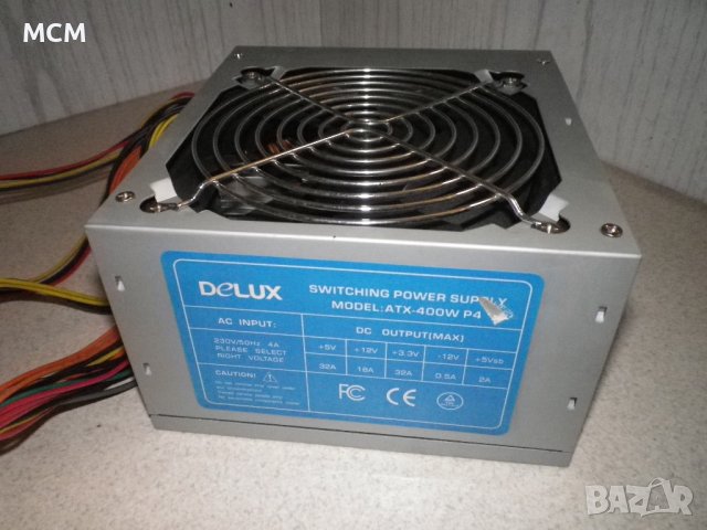 Захранване за компютър Delux 400W, снимка 1 - Захранвания и кутии - 40152330