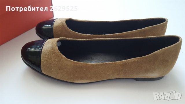 Нови и оригинални балерини Benetton размер 40 , естествена кожа, снимка 2 - Дамски ежедневни обувки - 30773157