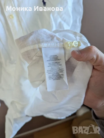 Ralph Lauren - 100% лен, снимка 4 - Ризи - 51175712