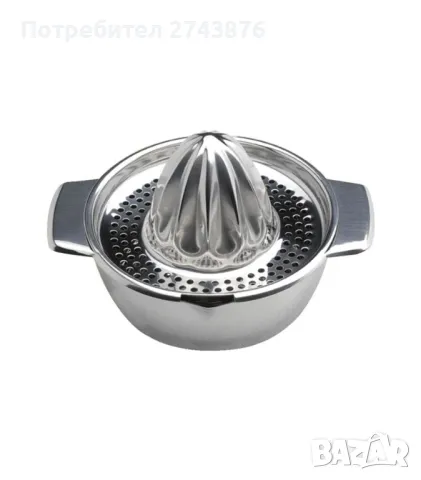 Цитрус преса ЕК-3827 Инокс, Висококачествена неръждаема стомана, снимка 1