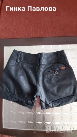 Дамски ест.кожа къси панталони, снимка 4 - Къси панталони и бермуди - 31561643