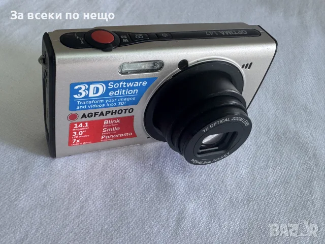 Цифров фотоапарат AgfaPhoto Optima 147 , 14.1MP , 7х оптичен зум , Agfa optima 147, снимка 2 - Фотоапарати - 55788695