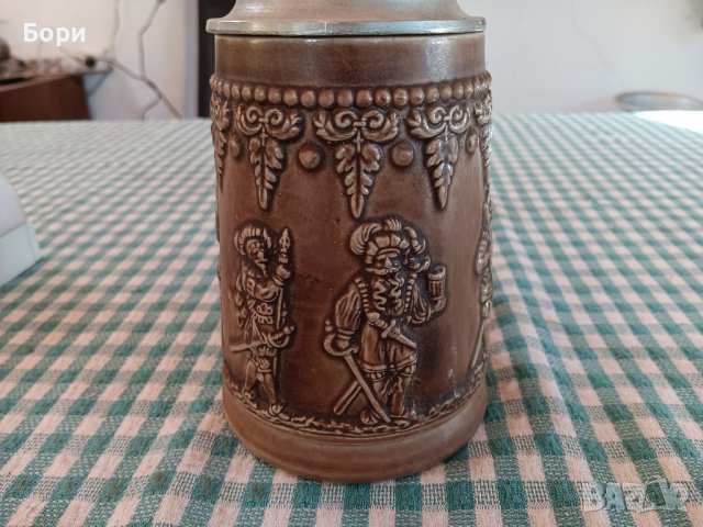 Стара немска халба за бира 1972г, снимка 4 - Чаши - 42887433