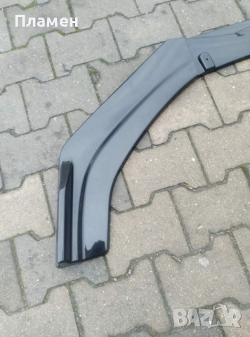 Преден лип спойлер универсален 3 части ЧЕРЕН – нож за броня, тунинг, splitter, за всички автомобили, снимка 14 - Аксесоари и консумативи - 47420502