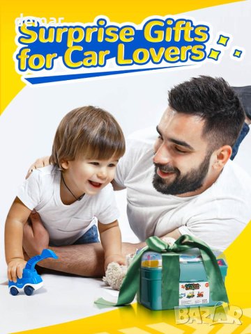 HahaGift Бебешки играчки за момчета 12-18 месеца, снимка 7 - Коли, камиони, мотори, писти - 42275480