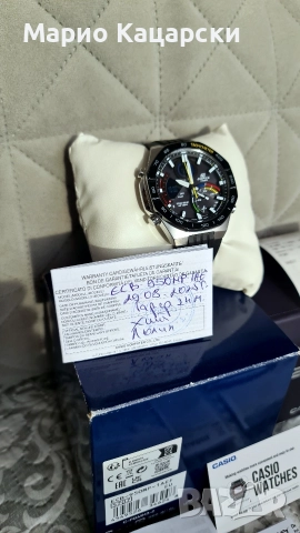 Casio Edifice ECB-950MP-1A Solar Bluetooth НОВ , снимка 3 - Мъжки - 52834224