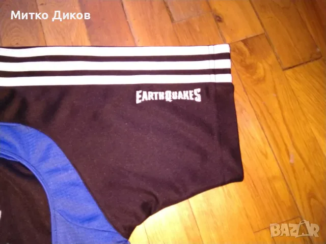 San Jose Earthquakes маркова футболна тениска Адидас размер Л отлична, снимка 4 - Футбол - 49351281