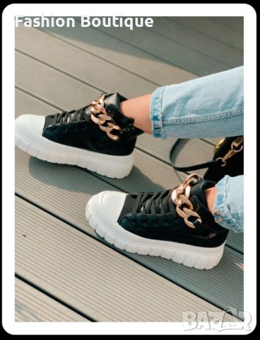 Дамски, кожени кецове , снимка 2 - Кецове - 42751776