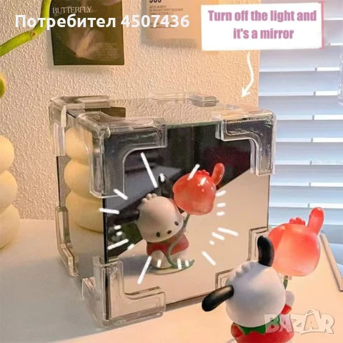 Ръчно изработена LED нощна лампа с изкуствени цветя 21 бр. - ЛАЛЕТА, Направи си сам , снимка 8 - Настолни лампи - 50813524