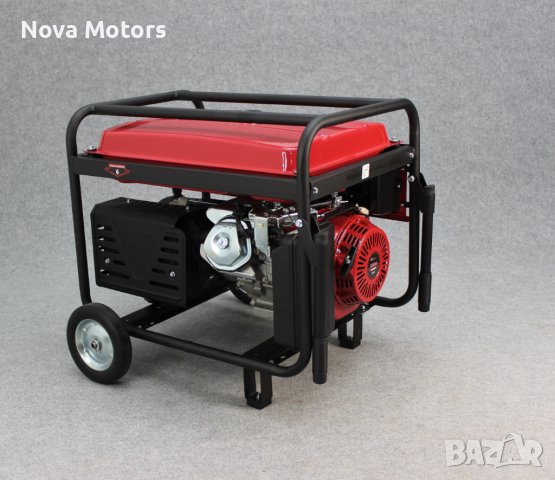 Генератор За Ток 7.5 KW Nova Motors Бензин-Газ Монофазен, снимка 5 - Генератори - 39361025