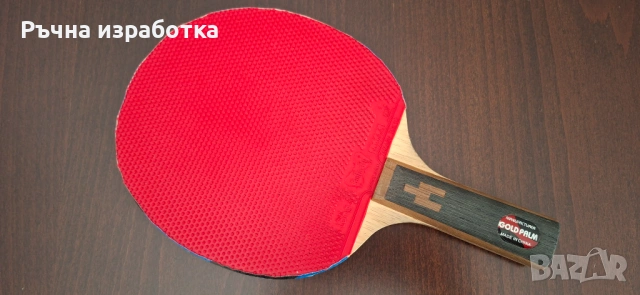 palio gold palm хилка за тенис на маса дърво ракета блейд острие гуми, снимка 5 - Тенис - 53929395