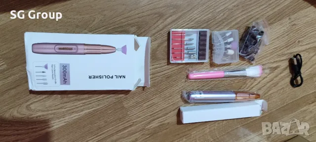 Акумулаторна пила за нокти 35000 RPM, безжична работа, снимка 2 - Продукти за маникюр - 48467169