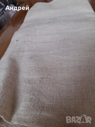 Стар ленен плат,лен #3, снимка 2 - Антикварни и старинни предмети - 54345876