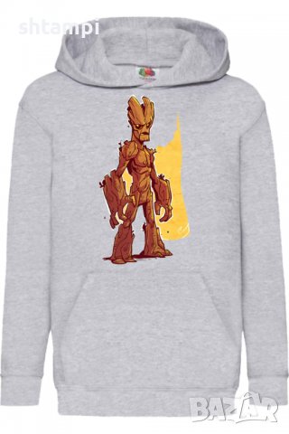 Детски Суитчър/Суитшърт Marvel Groot 1,Игра,Подарък,Изненада,Забавление,Рожден Ден, снимка 2 - Детски анцузи и суичери - 38324999