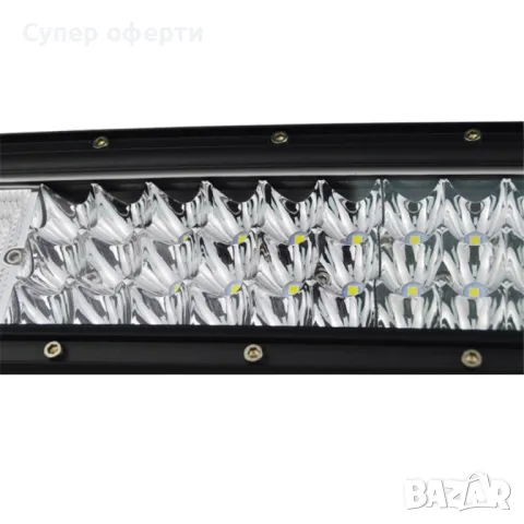 Мощен LED фар за автомобил подходящ за офроуд приключения LED BAR7 (324W, 53CM), снимка 4 - Части - 49972541