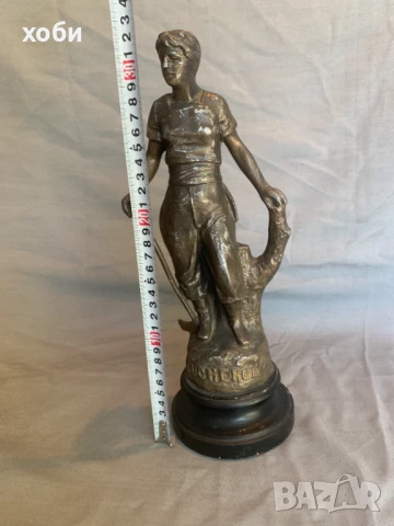 метална фигура дървосекач , снимка 2 - Антикварни и старинни предмети - 51083540